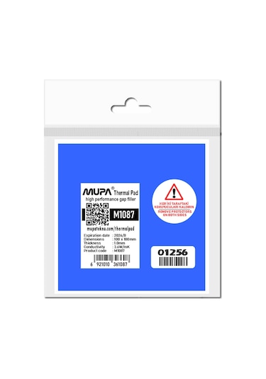 Mupa Termal Ped / Thermal Pad 1.0Mm 3.6W/Mk 10X10Cm M1018