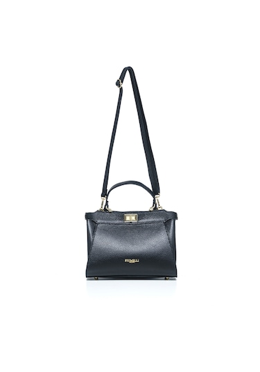 Çapraz Çanta Kadın Sharon M Piumelli Milano Bag D28 Black Siyah