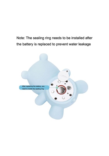 Sones Mty-807 Karikatür Çocuk Elektronik Su Termometresi Mavi