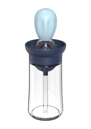 Hfambition Mutfak Silikon Yağlım Dolabı, Ev Fırınlama, Dışarıda Barbekü İçin Miktar Ayarlı Fırça, Mavi Paket Çok Renkli