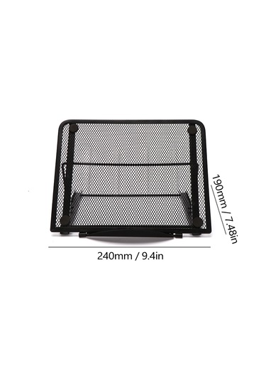 Kosona Metal Bilgisayar Ve Tablet Ayaküstü, Çok Renk Seçeneği, Çalışma Ve Okuma İçin Sabitleyici - Siyah