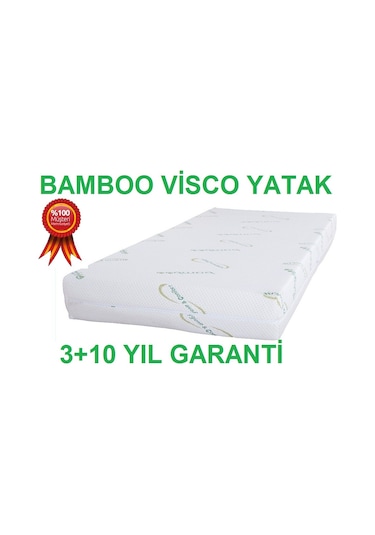 Yatakmerkezi 100X200 Visco Bambu Yatak Bamboo Visco Yatak 100*200