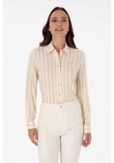 U.s. Polo Assn. Kadın Dokuma Gomlek G082gl004-000-2239969 İnci U.s. Polo Assn. Kadın Dokuma Gomlek G082gl004-000-2239969 İnci