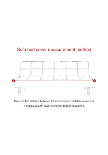 Sones Her Şey Dahil Kapak Kaymaz Kolçaksız Katlanır Kanepe Yatak Örtüsü, Boyut: L Dreamland