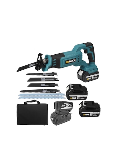 Stilmax TKT4810T 48V Samsung Çift Akülü Tilki Kuyruğu Testere + 7 Bıçak