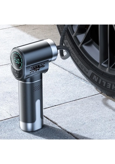 Ally ST-5518 Dijital Göstergeli Şarjlı Taşınabilir Hava Kompresör