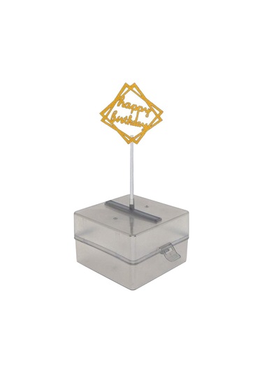 Suntek Plastik Kek Kumbarası Güvenli Para Çekme Mezuniyet Ve