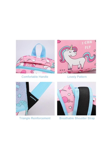 Lichen01 Tek Boynuzlu At Sırt Çantası Küçük Kız Ve Erkek Çocuklar İçin