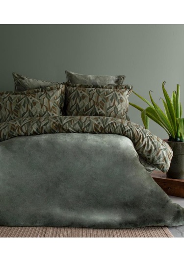 Ap Çift Kişilik Mytouch Darcy Olive Nevresim Takımı Yeşil