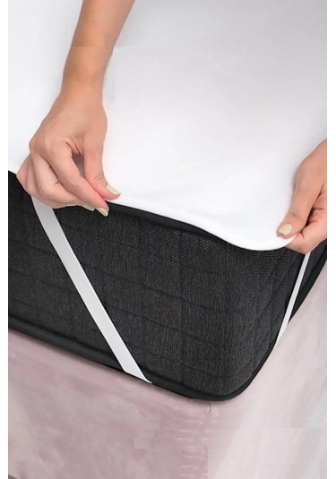 Mycey Sıvı Geçirmez Micro Alez 90x190 Cm Tek Kişilik Yatak Koruyucu Beyaz