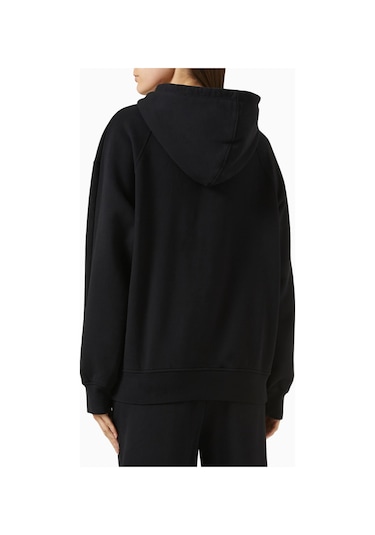 Represent Boyfriend Hoodie, Premium Brushed Fleece Kapüşonlu Sweatshirt Siyah