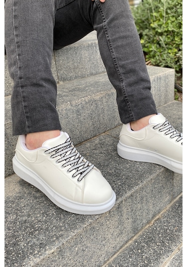 Luis A Costa Lc107 Beyaz Bağcıklı Erkek Ayakkabı Renkli