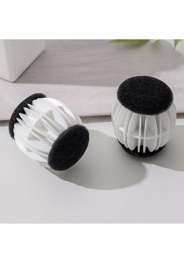 Pazly Topları Temizleme Suntek Siyah Karıştırma Çamaşır Beyaz Adet 2 Ms Beyaz - Siyah