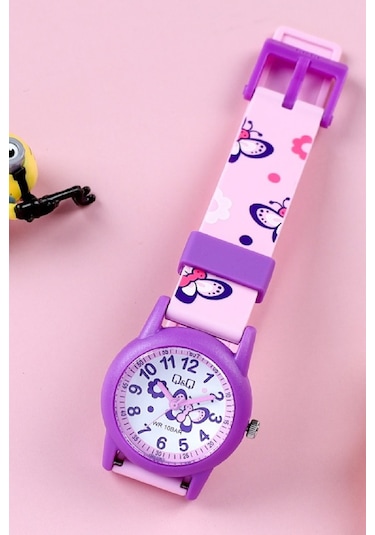 Q&Q QCG2209 Su Geçirmez Rakamlı Kız Çocuk Kol Saati