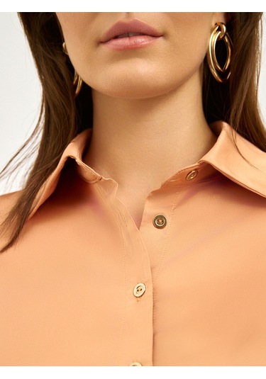 Karaca Kadın Regular Fıt Gömlek-kiremit 12.25s.04.004 Kiremit