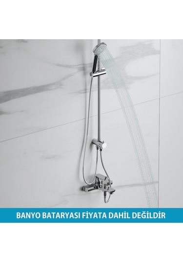 Adell Lido Rain Duş Sistemi -krom Krom