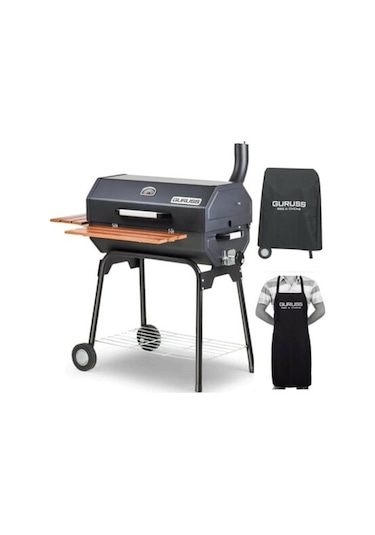 Guruss CG-075 Kömürlü Barbekü Mangal + Önlük + Kılıf