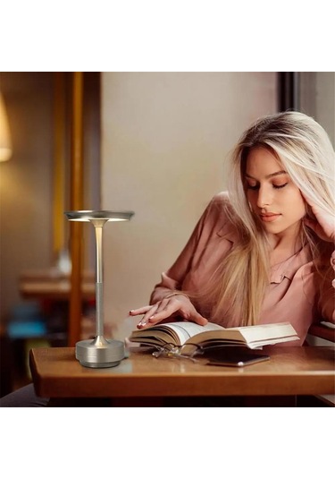 Kablosuz Masa Lambaları Dokunmatik Kontrol Atmosfer Işığı Grisi