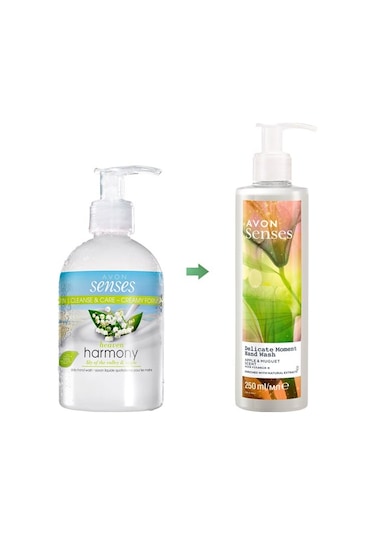 Avon Senses Delicate Moment Elma ve Müge Kokulu Sıvı Sabun 250 ML