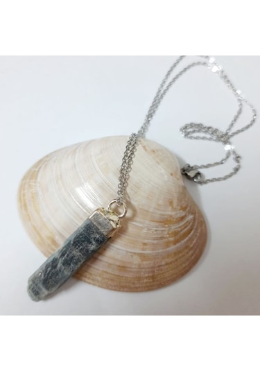 Soma Japon Apetit Taşı Kadın Kolye Gümüş