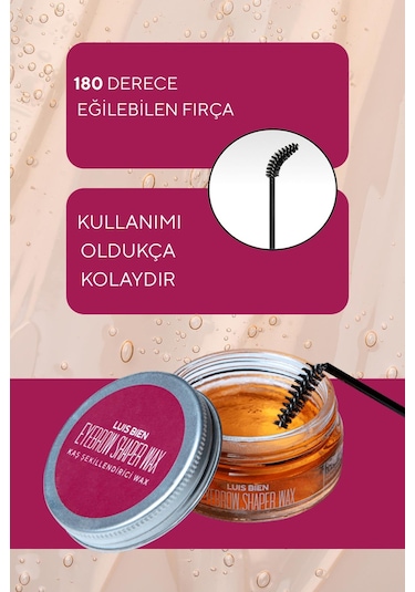 Luis Bien Kaş Şekillendirici Sabitleyici Wax 50 ML
