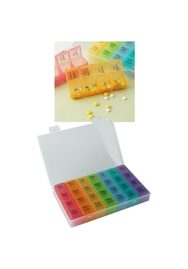 Pazly Vitaminler Taşınabilir Suntek Kutusu Için Hap Hap Gün 7 Lq Diğer