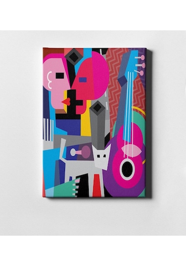 Modern Sanat Kanvas Tablo (50 X 70 Cm.) 15
