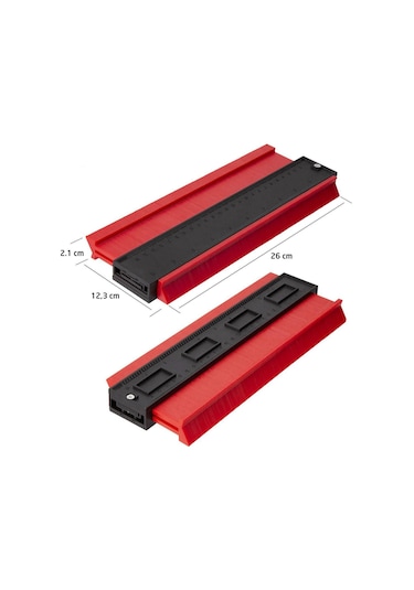 5428 Şablon Tarağı Şekil Kontur Çevre Kalıplama 250 MM