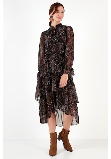 Lela Kadın Elbise 611el1448 Siyah Lela Kadın Elbise 611el1448 Siyah