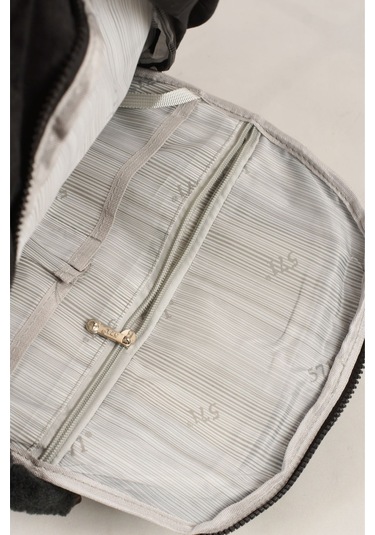 571 Krinkıl / Klinkır Su Geçirmez Hafif Çok Gözlü Spor, Seyahat, Okul, Laptop Sırt Çantası Siyah 1d Siyah