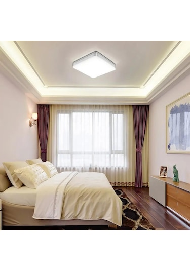 48watt Yeni Nesil Sıva Üstü Kare Led Panel Armatür Beyaz Işık Beyaz