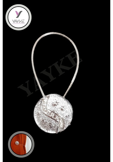 Yaykeperde Mandalı-mıknatıslı Perde Tutacağı Gümüş Güneş