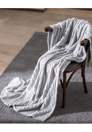 Corbeau Welsoft Düz Tv Battaniye - Gri 8684427293102 Gri