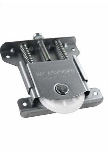 İmt Aksesuar Pkm 80 Sürgülü Dolap Kapağı Ve Gardrop Sürgü Kapağı Tekeri Metalik