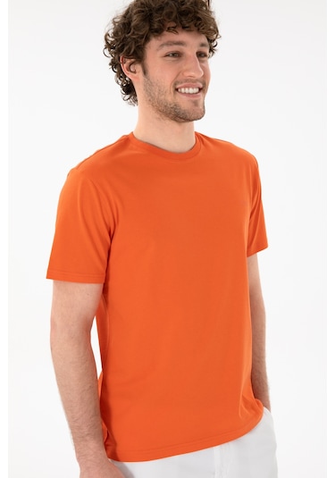 U.S. Polo Assn. Erkek Regular Fit Bisiklet Yaka Nar Çiçeği Basic Tişört 50305928-VR039 U.S. Polo Assn. Erkek Regular Fit Bisiklet Yaka Nar Çiçeği Basic Tişört 50305928-VR039