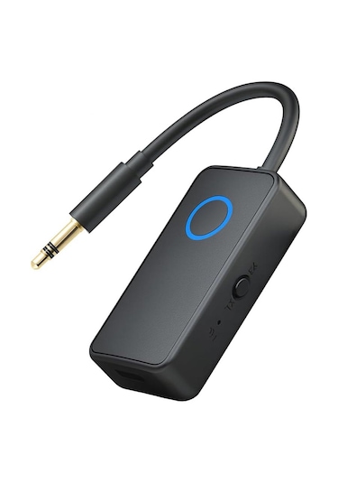 M30 Kablosuz Ses Adaptörü Bluetooth 5.4, Aux 3.5mm, 2 Si 1 Arada Transmitter, Araç & Ev Hoparlör Uyumlu