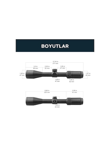 Vector Optics Matiz 3-9x40 Mıl 1 Sfp Dürbün Siyah