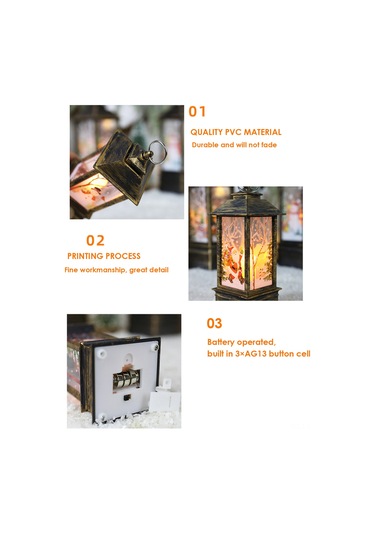 Kosona Küçük Beyaz Melek Noel Feneri, Pvc Materyal, Islak Işık, Masaüstü Dekorasyon, Cep Boyutu, Paketli Teslimat