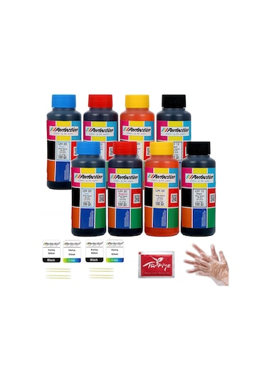 Perfection Epson Uyumlu 103 L3260 L3250 L3560 L3251 4 Renk Mürekkep Dolum Seti 8x100 Gr.