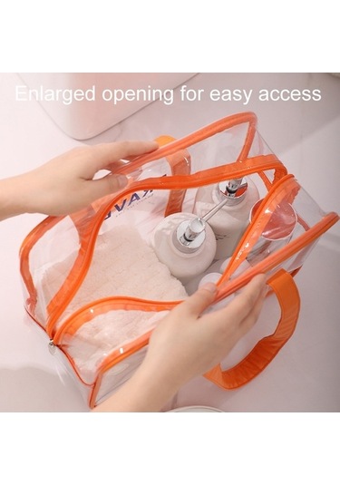 Trendooze Yüzme Yeşili Ve Tuvalet Tote Suya Spor Organizatör Nane Makyaj Kapasiteli Dayanıklı Çantası Çantası Büyük Ew Yeşil