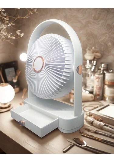 Ys2235 Taşınabilir Masaüstü Beyaz Usb Fan