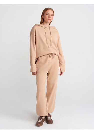 Dilvin 70458 Basic Jogger Pantolon Camel