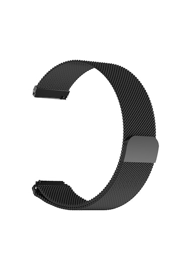 Samsung Galaxy Watch Active 2 Uyumlu Loop Metal Hasır Kordon 20mm
