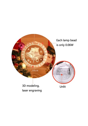 Led Dize Işıklar Noel Dekorasyon Işıkları Tatil Dekorasyon Perdeleri Usb Işıkları, Stil: Uzaktan Kumanda Diğer