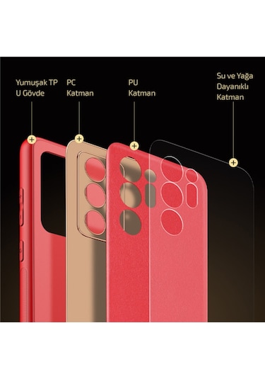 Dux Ducis Sm Galaxy Note 20 Ultra Kilif Yolo Series Premium Arka 119944502 - Renk / Kirmizi