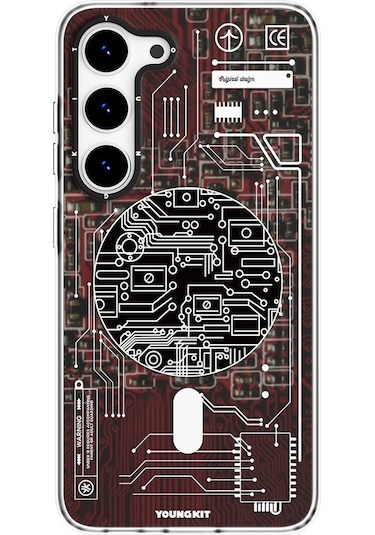 Galaxy S23 Plus Kılıf Magsafe Şarj Özellikli YoungKit Technology Serisi Kapak