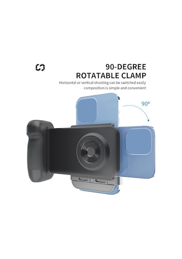 Wezone Rx01-b Telefon Fotoğraf Asistanı: Bluetooth Kumanda, 15w Kablosuz Şarj, Döner Mıknatıslı Tutucu, Pembe