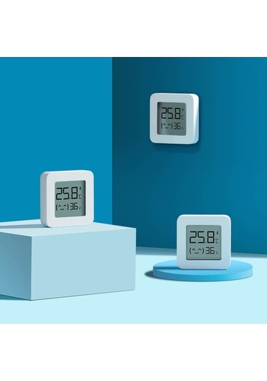 Ulzyvf Mijia 2 Dijital Akıllı Sıcaklık Ve Nem Ölçer Termometre