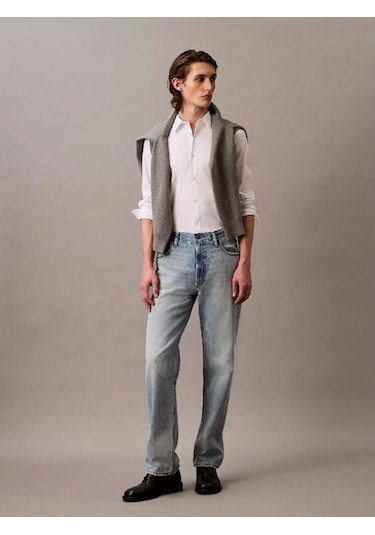 Calvin Klein Ls Solıd Stretch Slım Shırt Erkek Gömlek Lv04lb145g-yaa Beyaz
