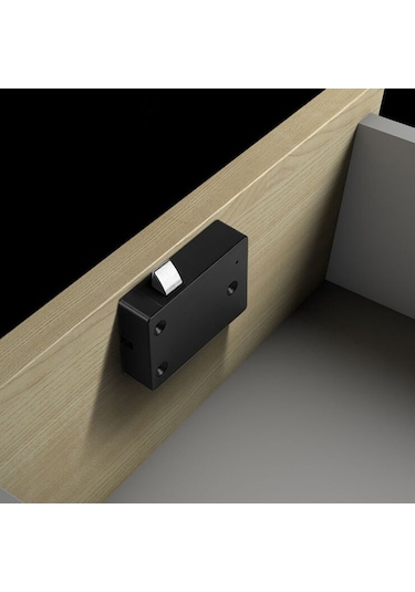 Tenfowee Akıllı Parmak İzi Çekmece Kilitli, 0.5s Hızlı Tanı, 3 Renkli Solunum Işığı, Usb Acil Şarj, Ev Ofis Mobilya Uyumlu Batarya Dahil